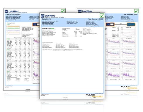 福禄克fluke LinkWare 管理软件